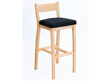 现代简约实木吧椅吧台木质高脚凳