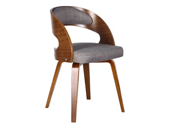北欧实木餐椅靠背椅创意休闲布艺软包椅子