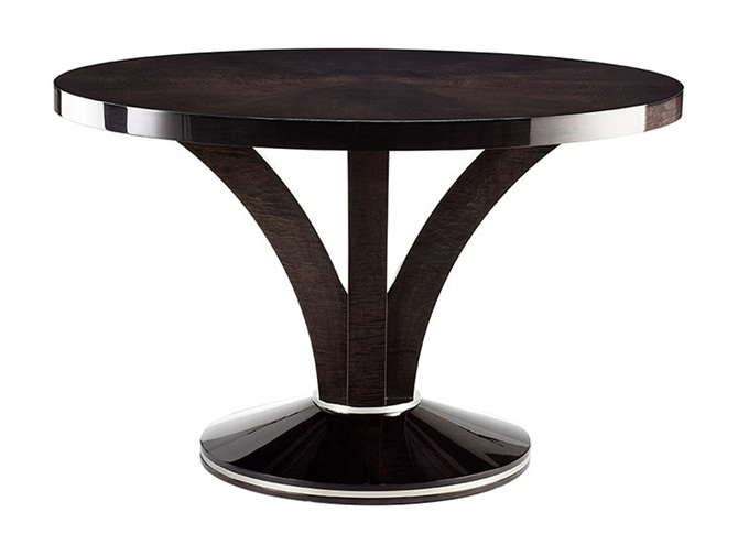新中式木质时尚高级会所桌子家具