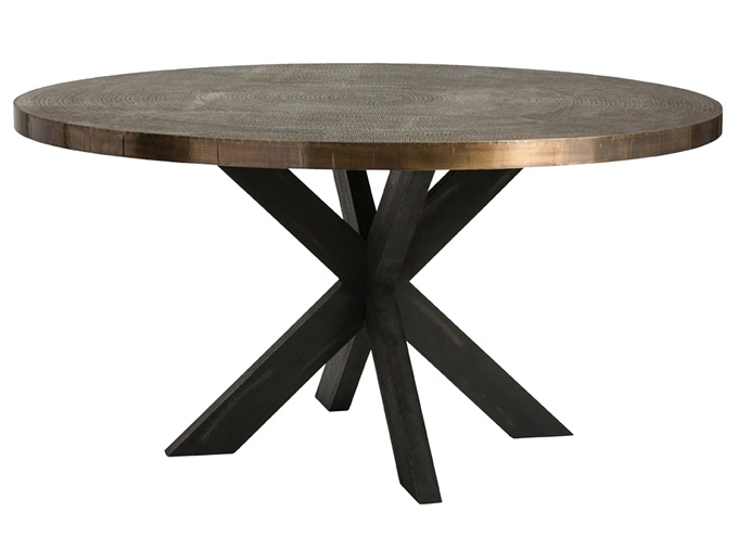 会所美式乡村风创意复古实木桌子