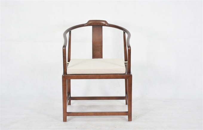 火锅店新中式实木圈椅靠背椅