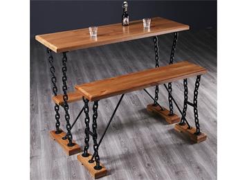 创意复古工业风铁艺酒吧桌家具 创意复古工业风铁艺酒吧桌家具