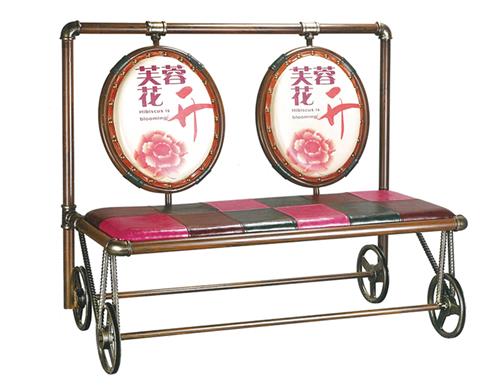 美式loft个性休闲酒吧沙发卡座