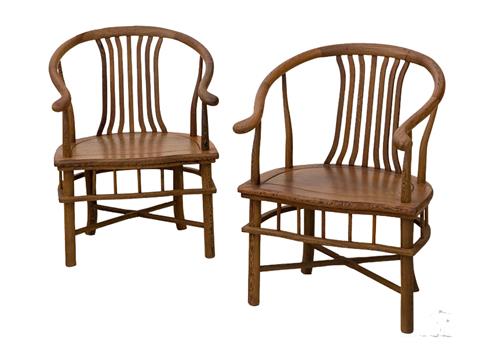 全鸡翅木扇椅仿古中式圈椅实木休闲靠背围椅