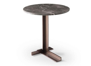 企业食堂不锈钢大理石圆形饭桌