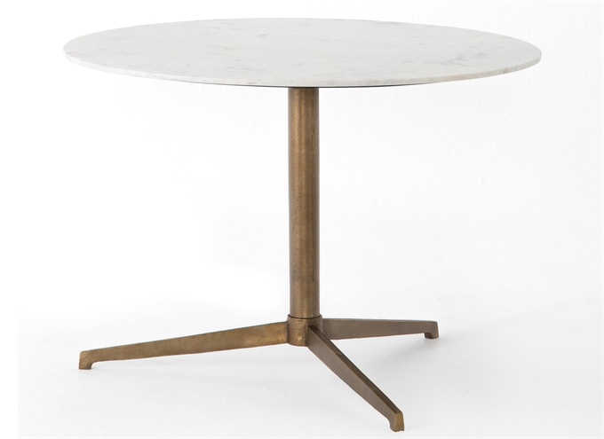 食堂现代不锈钢时尚大理石餐桌