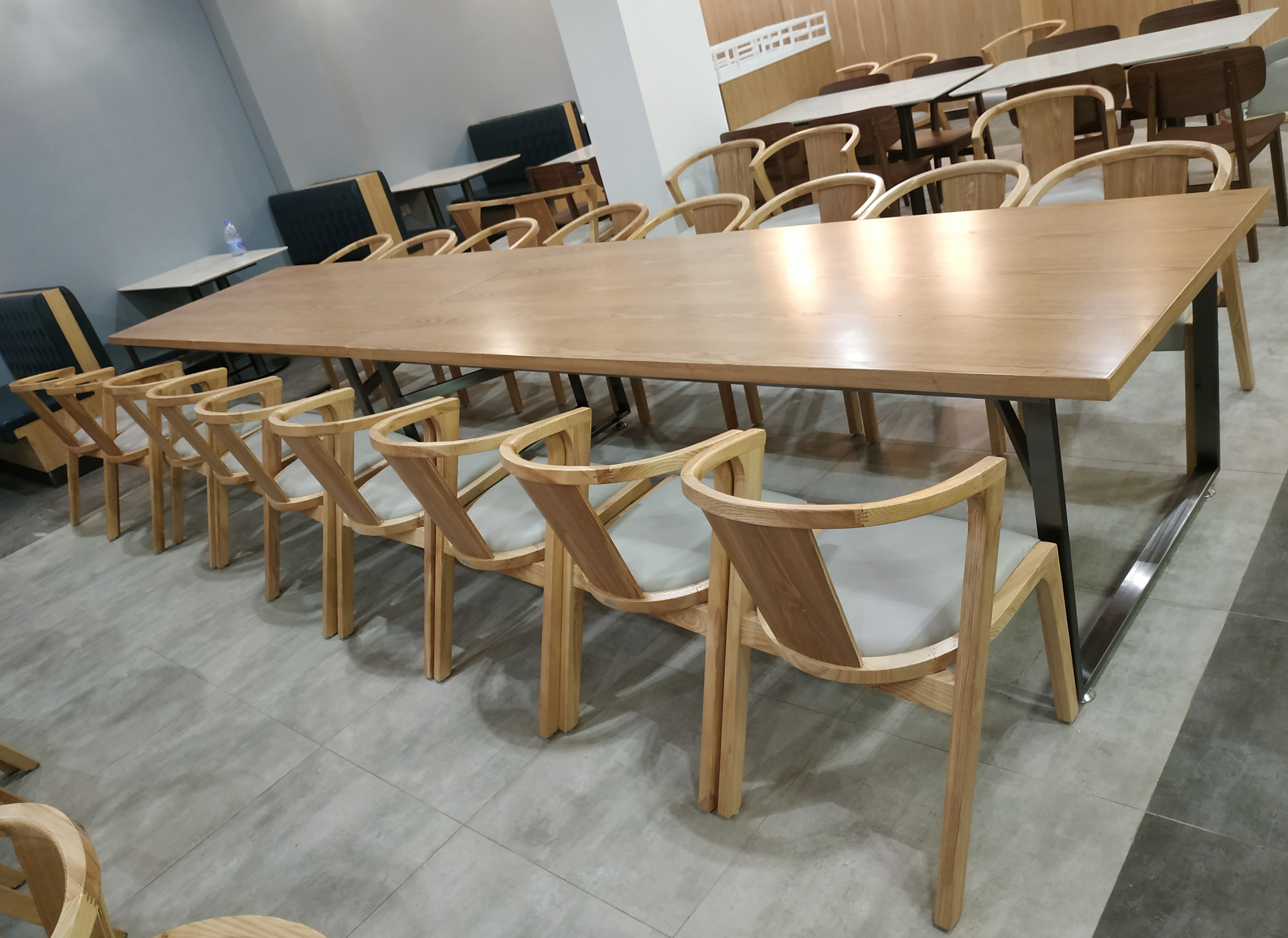 公司餐厅食堂实木桌椅_职工食堂桌椅 公司餐厅食堂实木桌椅_职工食堂桌椅