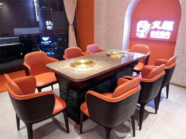 韩式商用烧烤桌_烧烤店专用无烟烧烤桌子