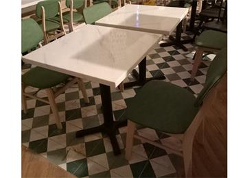 北欧简约西餐厅奶茶店咖啡厅大理石餐桌 北欧简约西餐厅奶茶店咖啡厅大理石餐桌