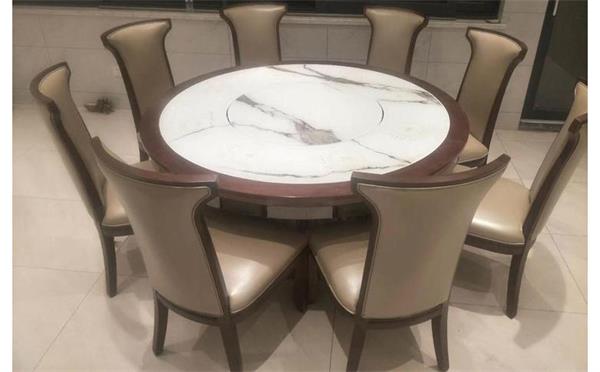 现代中式酒店豪华高档16人位电动餐桌