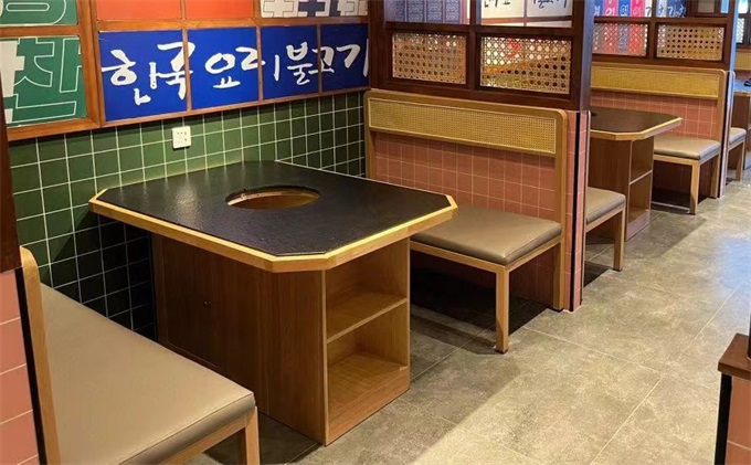 韩式自助烤肉店桌椅如何选?如何让你的烤肉店脱颖而出！