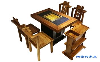 实木火锅桌
