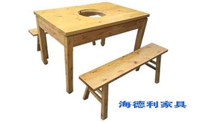 实木火锅餐桌