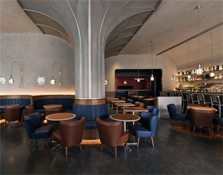 杭州三谷西餐酒吧空间设计