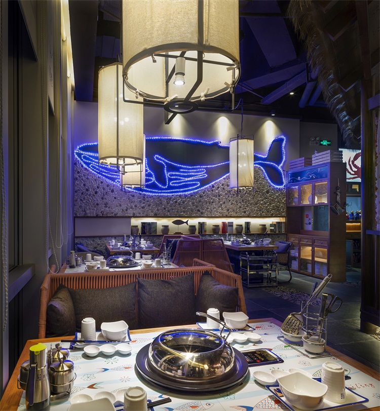 海鲜餐厅空间设计效果图
