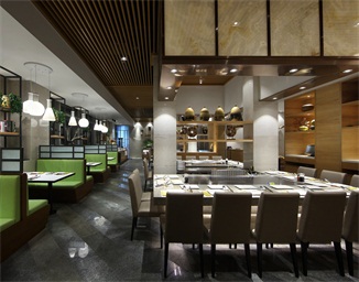 深圳大渔铁板烧餐厅空间设计