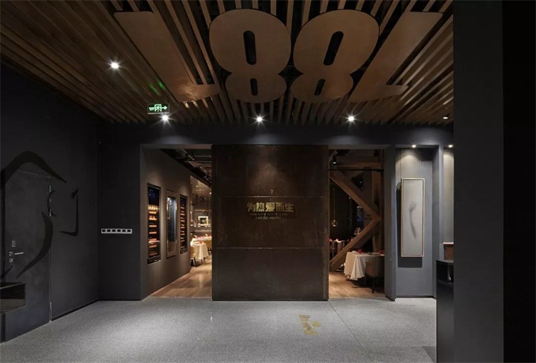 牛扒店空间设计效果图