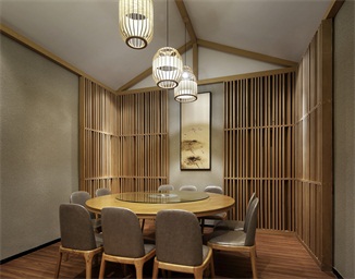 中式正餐湘菜馆-乡村馆餐饮空间设计