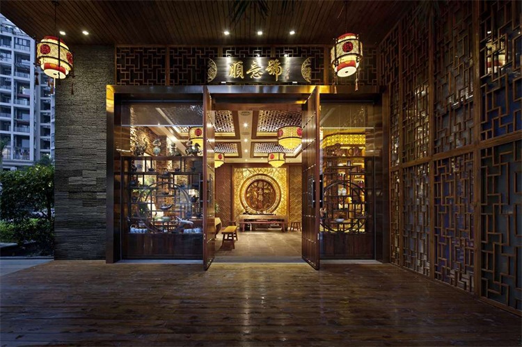 茶艺馆空间设计效果图