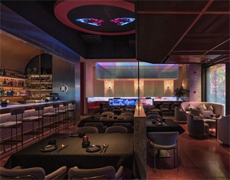 醉东餐厅海鲜西餐厅空间设计