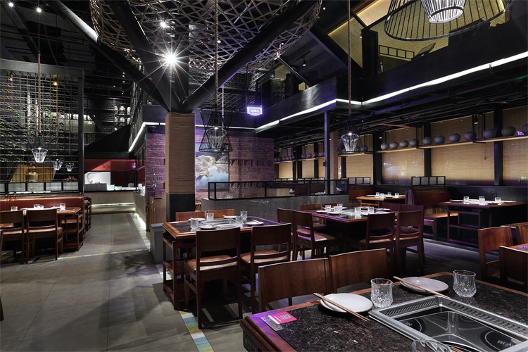 火锅餐厅空间设计效果图