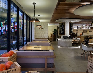连锁——拾味馆海口国贸店餐厅空间设计