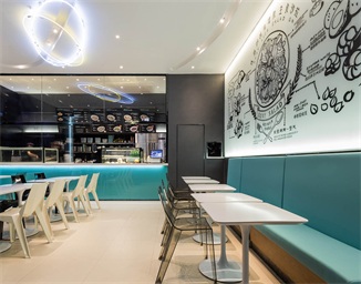 休闲餐厅——好色派深圳海岸城店主题餐饮空间设计