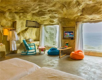 温州悬崖洞穴民宿的空间设计