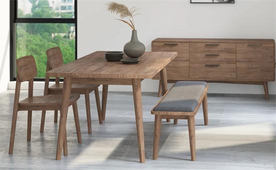 员工食堂实木桌椅家具