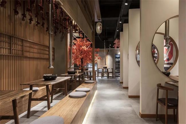 日式烤肉--故里烤肉店桌椅定做